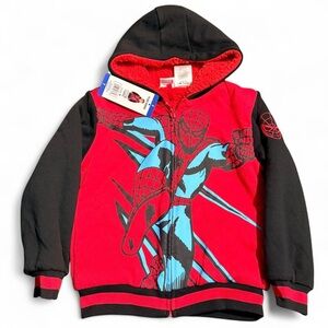 Marvel Spider-Man Plush Zip-Up Hoodie – Kids (New With Tags)